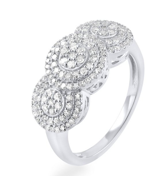 Moissanite Diamond Ring - Enchanting  -  خاتم الماس موزنايت