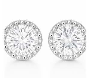 Moissanite Earring- -حلق الماس الموزنايت