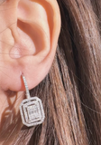 Moissanite Diamond Earring- -حلق الماس الموزنايت