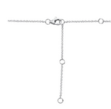 sapphire and  moissanite Diamond Necklace  -   عقد -  ياقوت أزرق و الماس موزنايت