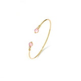 Rose Quartz Bracelet - اسوارة  حجر  الروز كوراتز