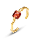 Garnet Ring - خاتم حجر جارنيت