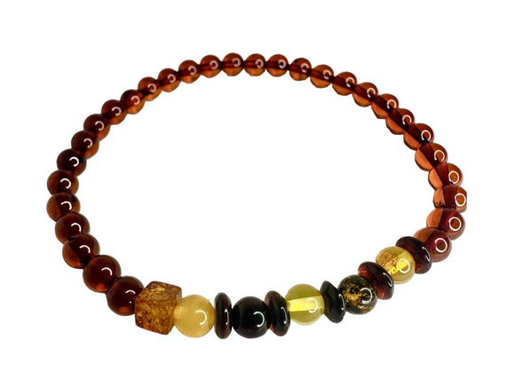 Red Amber Bracelet- اسوارة العنبر الاحمر