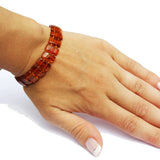 Rectangle shape Amber Bracelet -  اسوارة العنبر للكبار