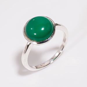 Green Onyx Ring - خاتم الاونيكس الاخضر