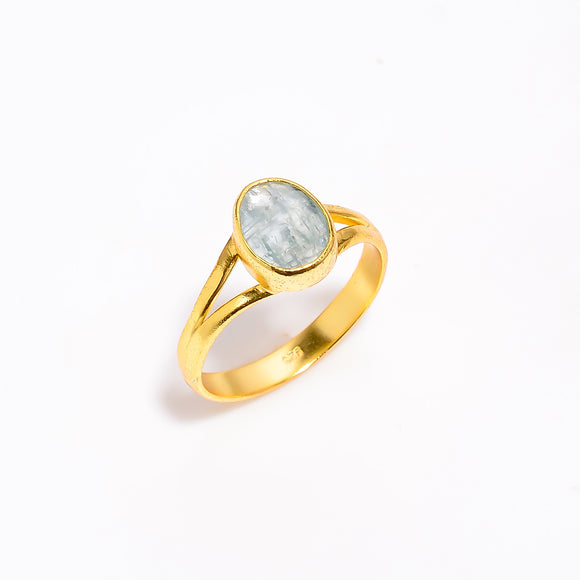 Paraiba Kyanite Rose Cut - حجر الكاينايت