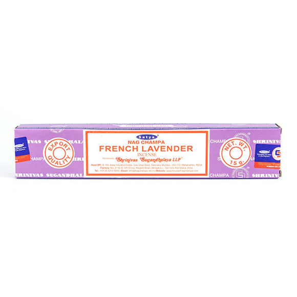 Satya Nag Champa French Lavender- بخور الافندر تطهير وتنشيط الجسم والعقل والروح
