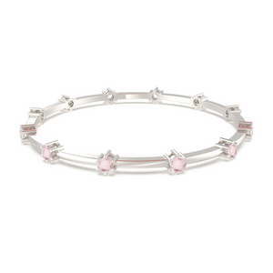 Rose Quartz Gemstone bracelets  - اسوارة حجر الروز كوراتز