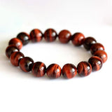 اسوارة التايجر اي الاحمر- Red Tiger Eye Bracelet