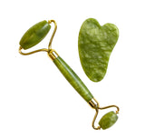 رولار الجاد الأخضر مع الجواشا - Green Jade Roller with Gua Sha