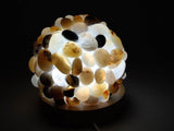 S&H Brand -Agate Globe Table Lamp - مصباح حجر العقيق