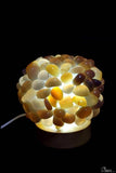 S&H Brand -Agate Globe Table Lamp - مصباح حجر العقيق