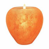 شمعة هيمالايا شكل وعاء\تفاحة - apple shape Himalayan Candle