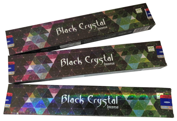 black crystal incense - يضخم الطاقة ويرفع الذبذبات وينضف الهالة والأحجار الكريمة