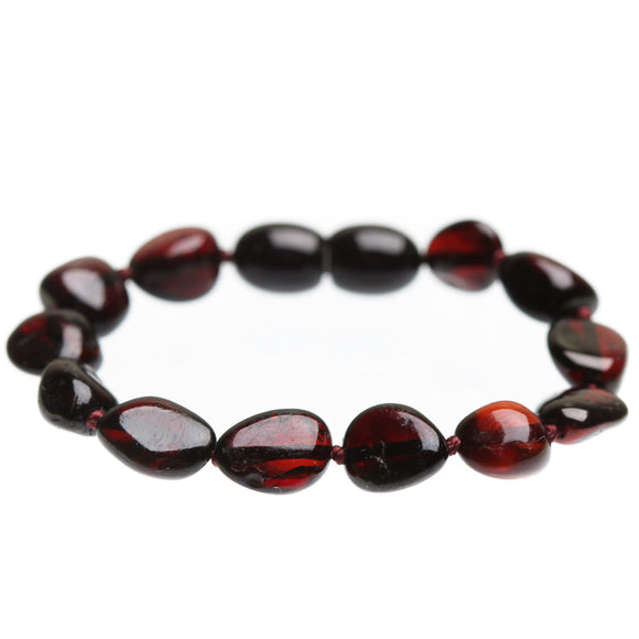 Cherry beans baby bracelet-اسوارة العنبر
