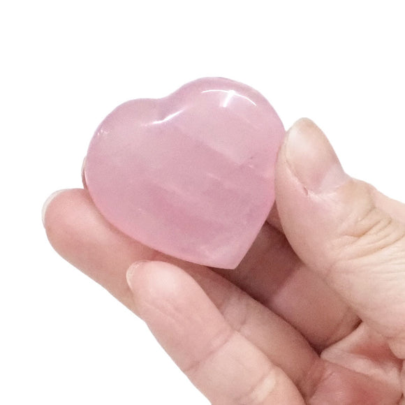 wallet heart stone  - قلب الروز كوارتز