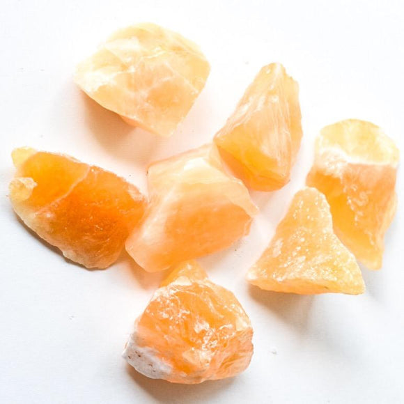CALCITE ORANGE -حجر الكالسايت البرتقالي-L