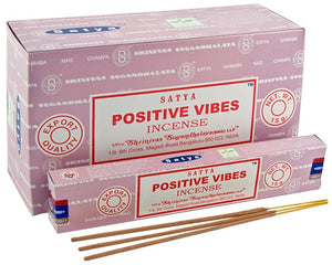 satya positive vibes incense - بخور تعزيز المشاعر الإيجابية - البهجة والفرح والاقبال ع الحياة