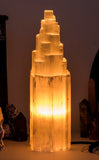 Selenite Tower Lamp - مصباح السيلنايت