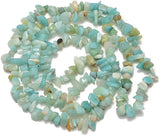 قلادة حجر الأمازونايت- Amazonite Chips Beads