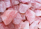 قلادة الروز كوارتز-Rose Quartz Chips Beads