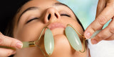 رولار الجاد الأخضر مع الجواشا - Green Jade Roller with Gua Sha