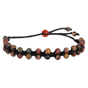 Jasper Beaded Bracelet- إسوارة حجر الجاسبر