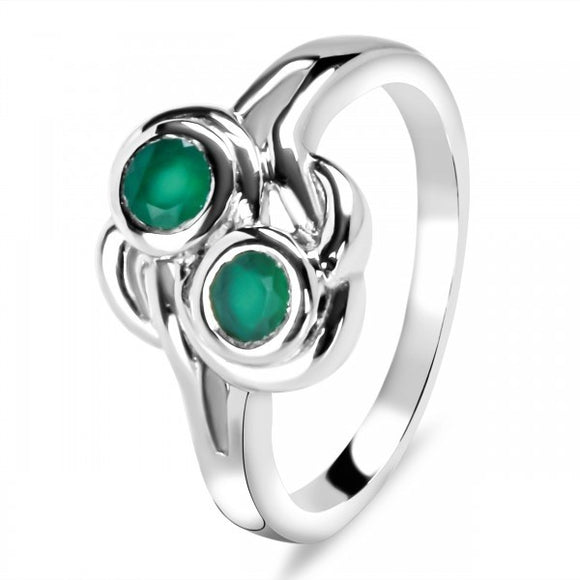 Green Onyx Ring - خاتم الاونيكس الاخضر