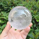 clear quartz sphere - كرة الكلير كوارتز