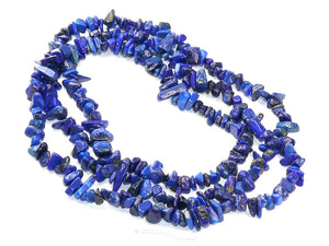 قلادة حجر اللازورد - lepis chips necklace