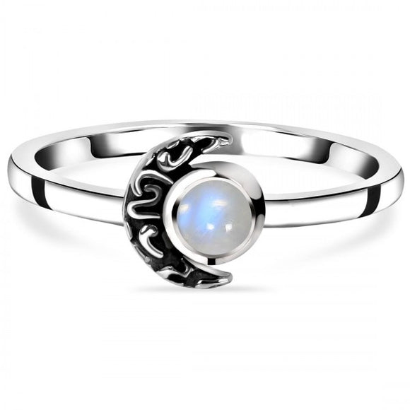 Moonstone Ring -خاتم حجر القمر